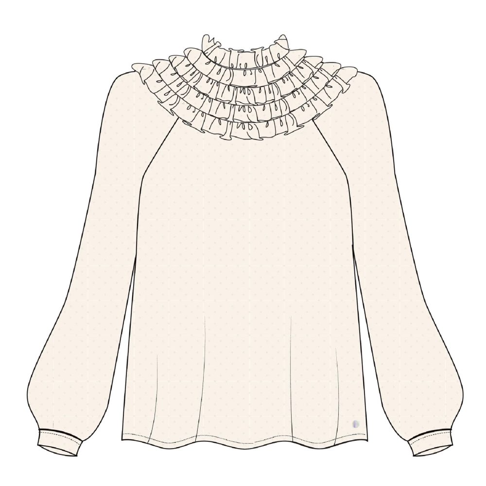 Nuedina Blouse Pristine | NÜMPH