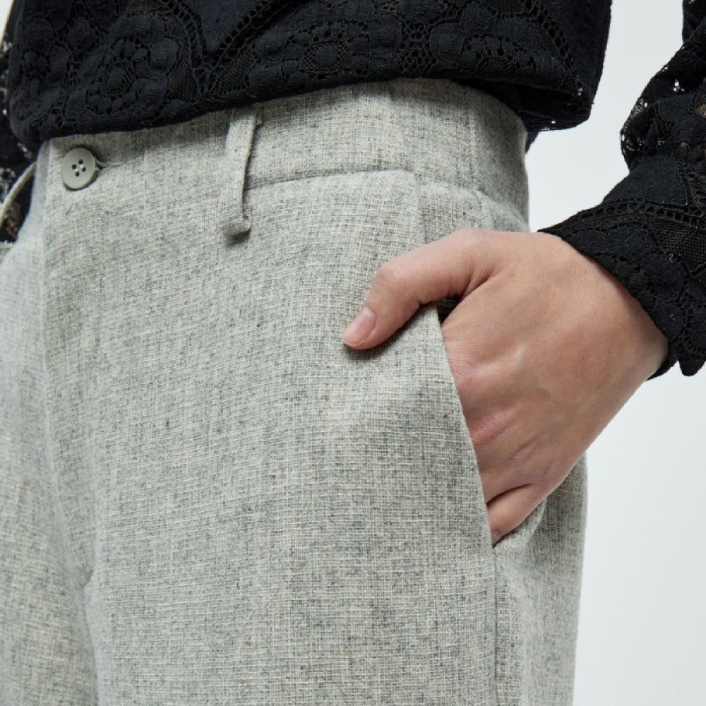 Linara Wool Pants Light Grey | Minus
