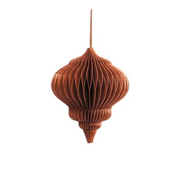 Copper-Honeycomb ornament druppel | Only Natural