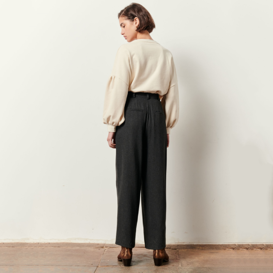 Emile Pants Dark Grey | Sessùn