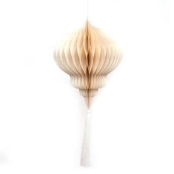 Ivory- druppel met tassel | Only Natural