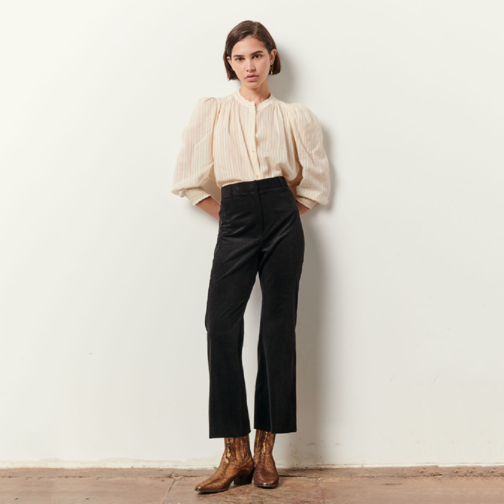 Amalia Blouse Fleur de sel | Sessùn