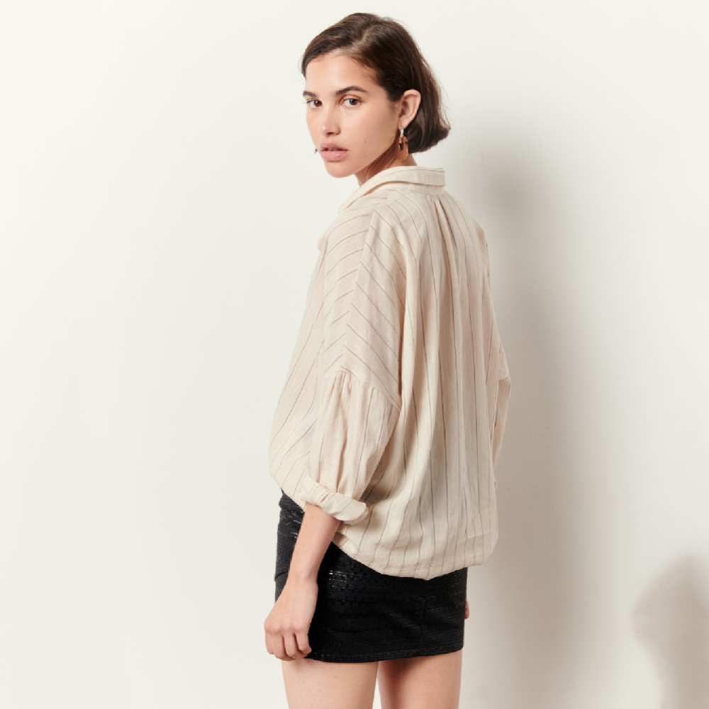 Botan Shirt Sandblack | Sessùn