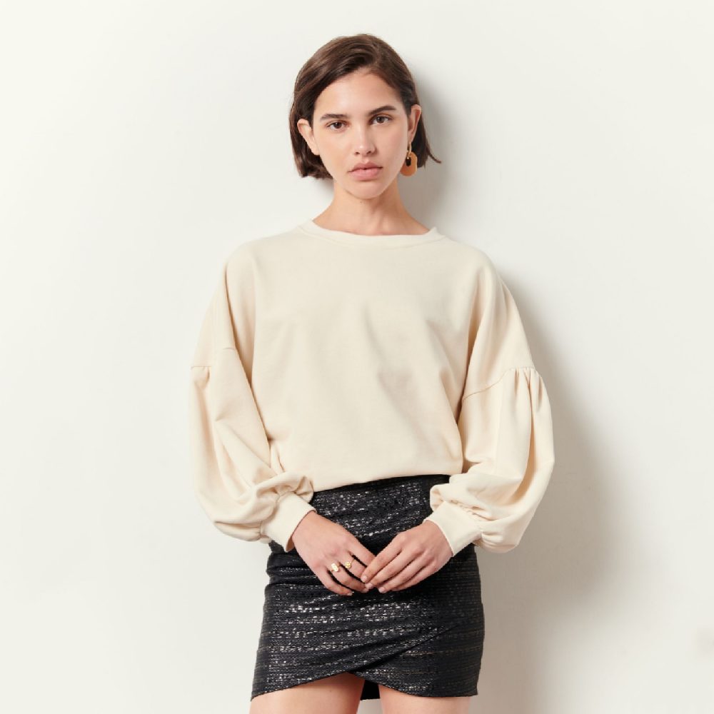 Yuno Sweater Fleur de sel | Sessùn