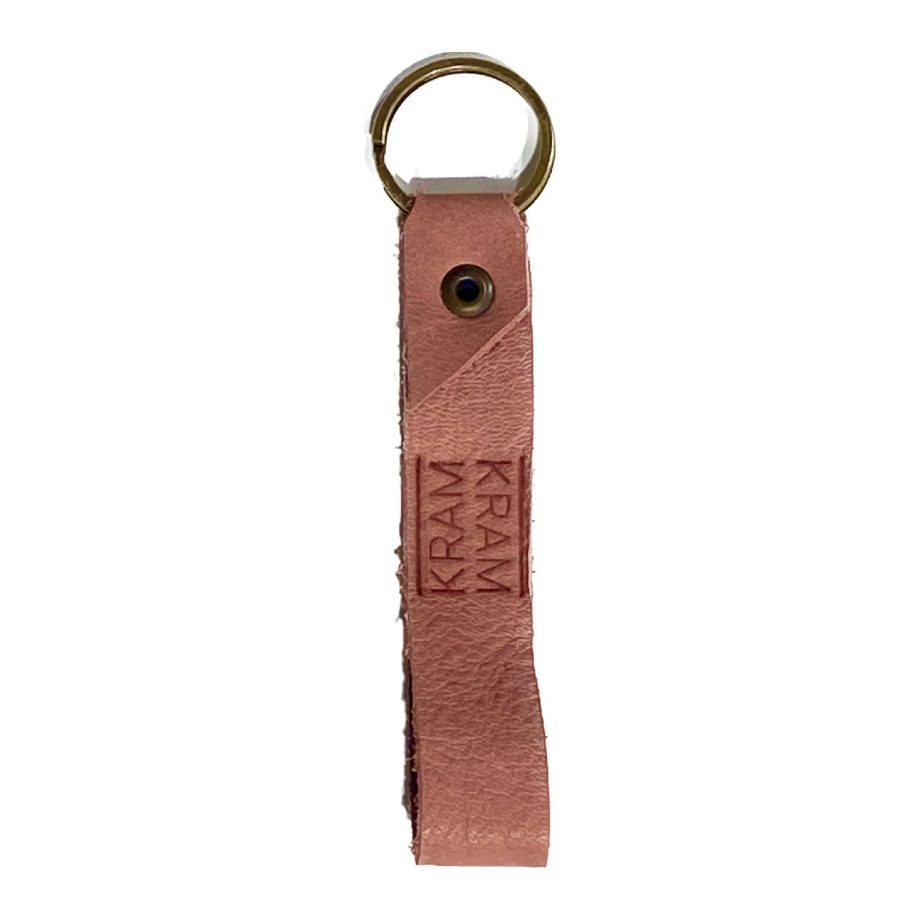 Sleutelhanger Rundleer Vintage Rose | Kram Kram