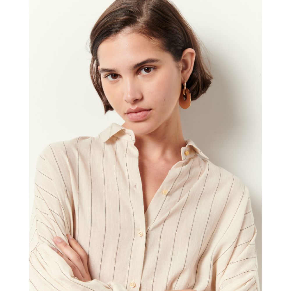 Botan Shirt Sandblack | Sessùn