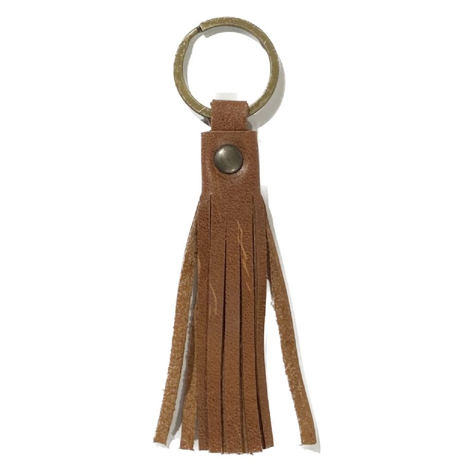 Sleutelhanger Tassel Cognac | Kram Kram