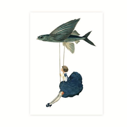 Meisje met vliegende vis | Lylies