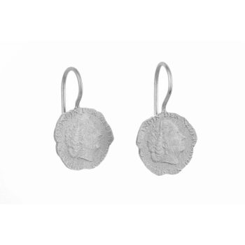 Ten Cent Earring Silver | Betty Bogaers