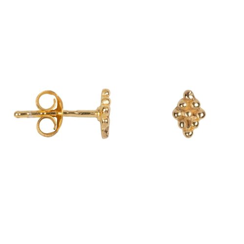 Dotted Wieber Stud Gold | Betty Bogaers