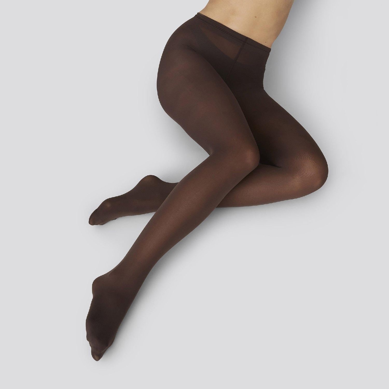 Olivia Dark Brown | Swedish Stockings