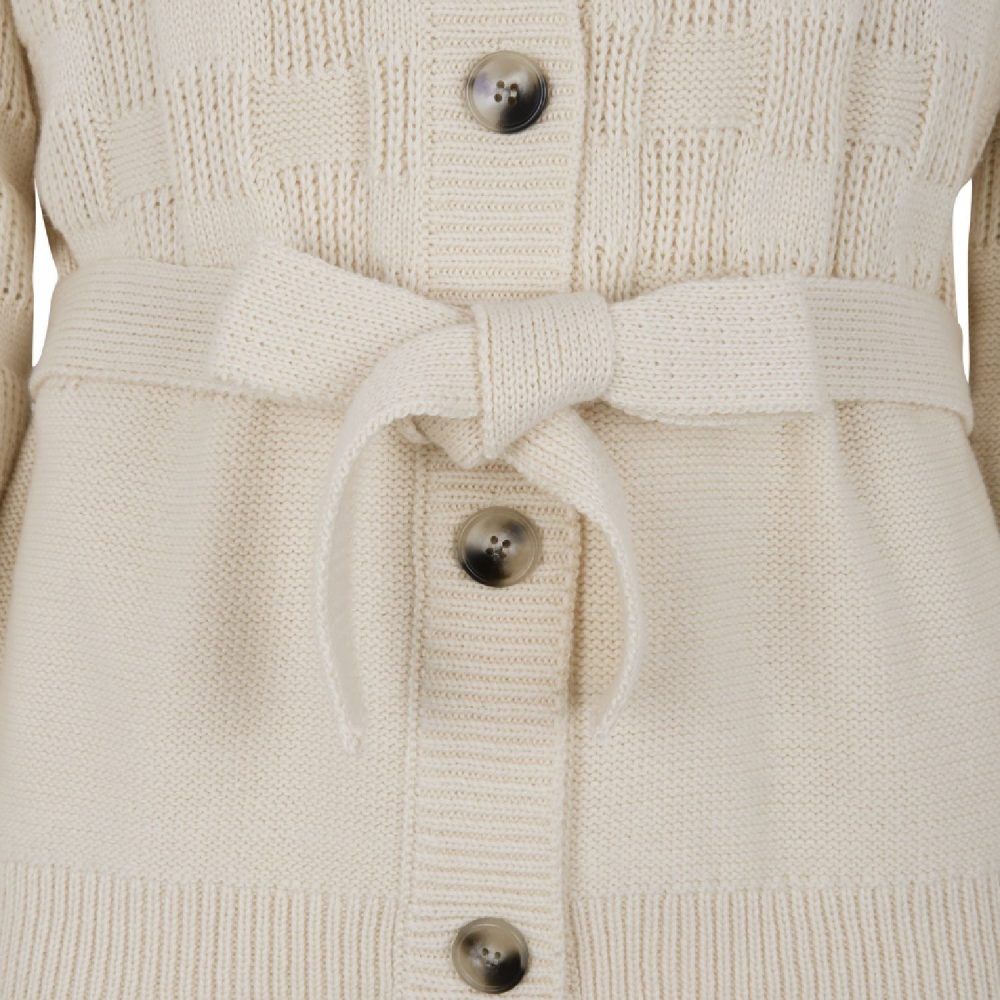 Mara V-neck Cardigan Knit Whitecap Gray | Soft Rebels