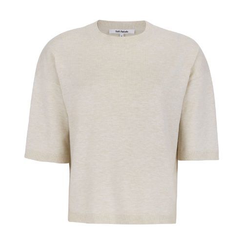 Marla 2/4 Boxy Knit Whitecap Gray | Soft Rebels