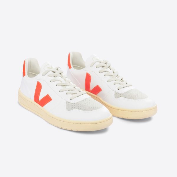 V10 CWL White Orange-Fluo | VEJA