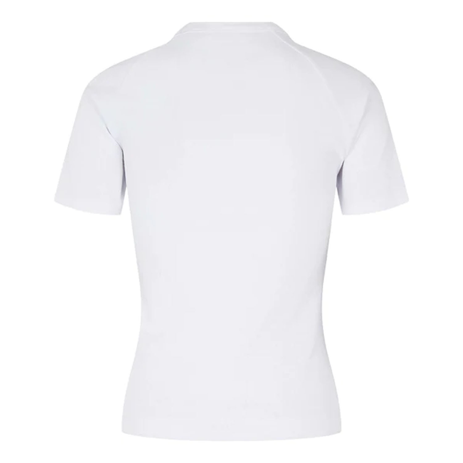 Blossom SS O-neck Rib T-shirt White | Esme Studios