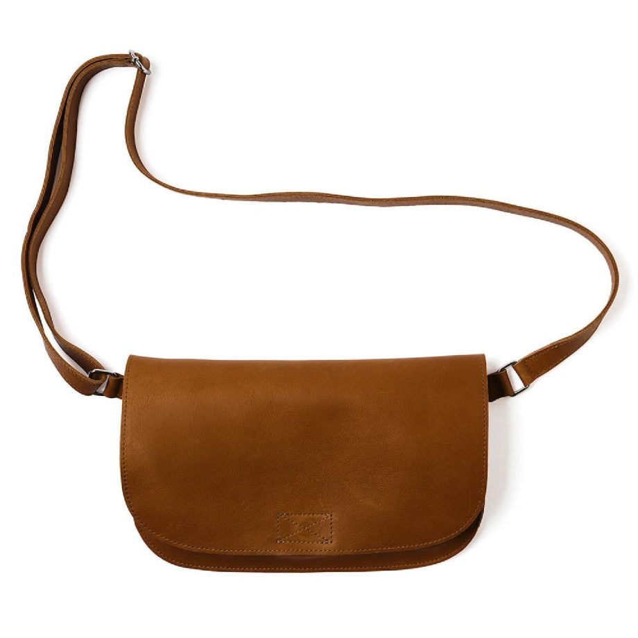 Crossbody tas Cognac used look | Keecie