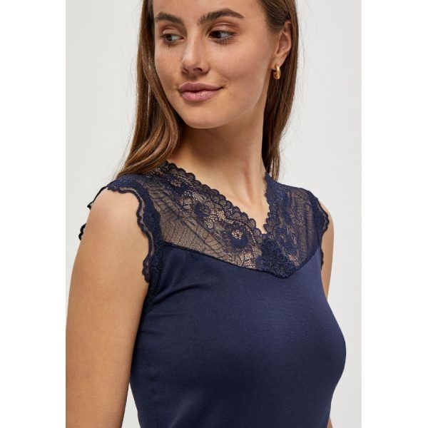 Vanessa Top Black Iris | Minus