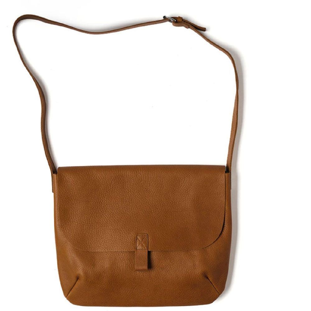 Schoudertas Back Yard Cognac used look | Keecie