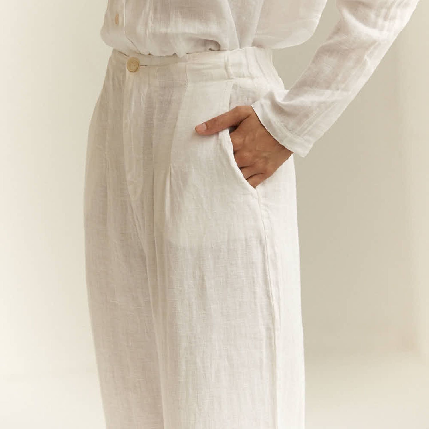 Bonelio Pants White | Mus & Bombon