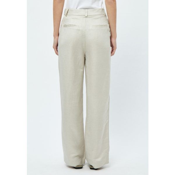 Auguste Linen Pants Nomad Sand Melange | Minus - Afbeelding 3