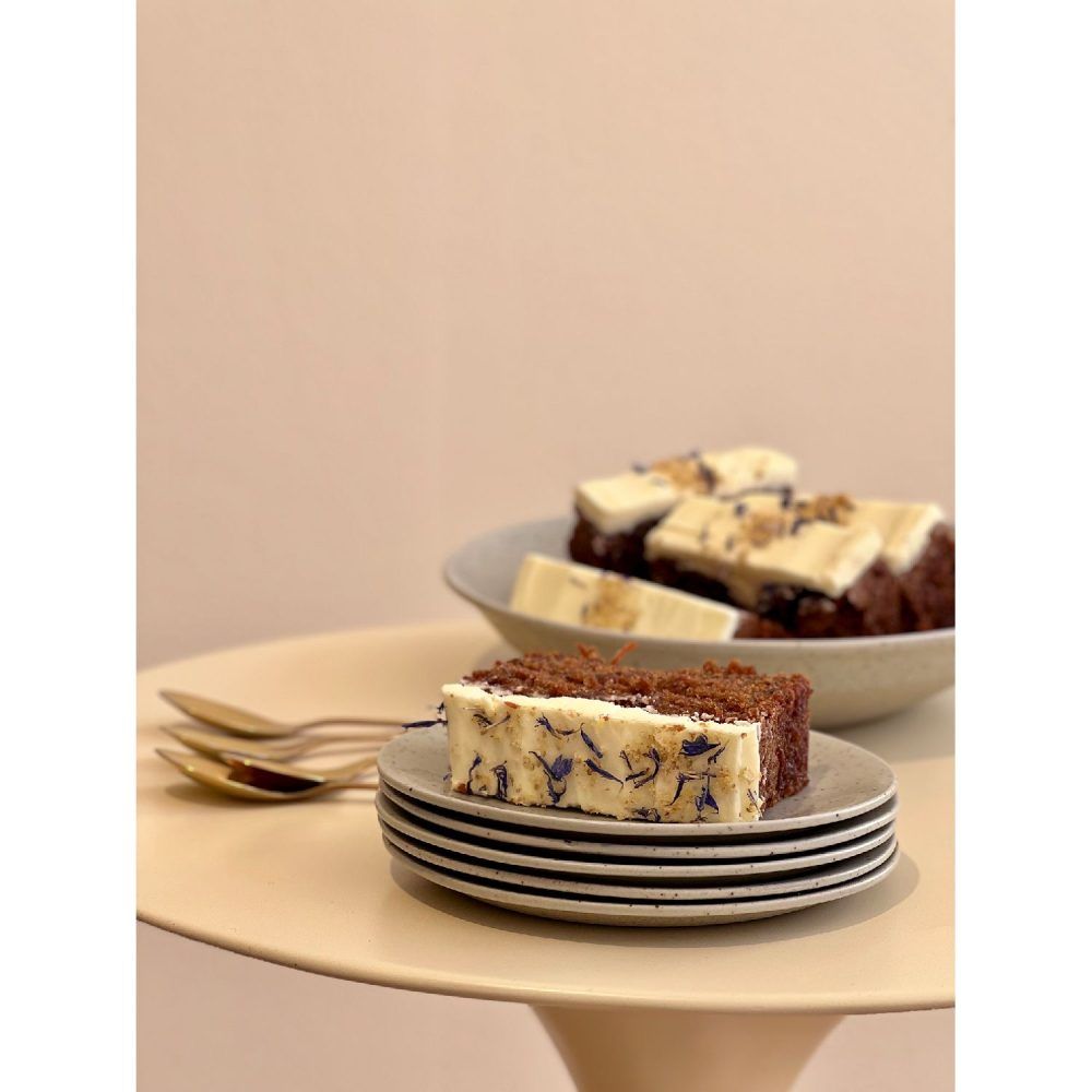 Grainy Saucer/Cake Plates Set of 4 | Nordal
