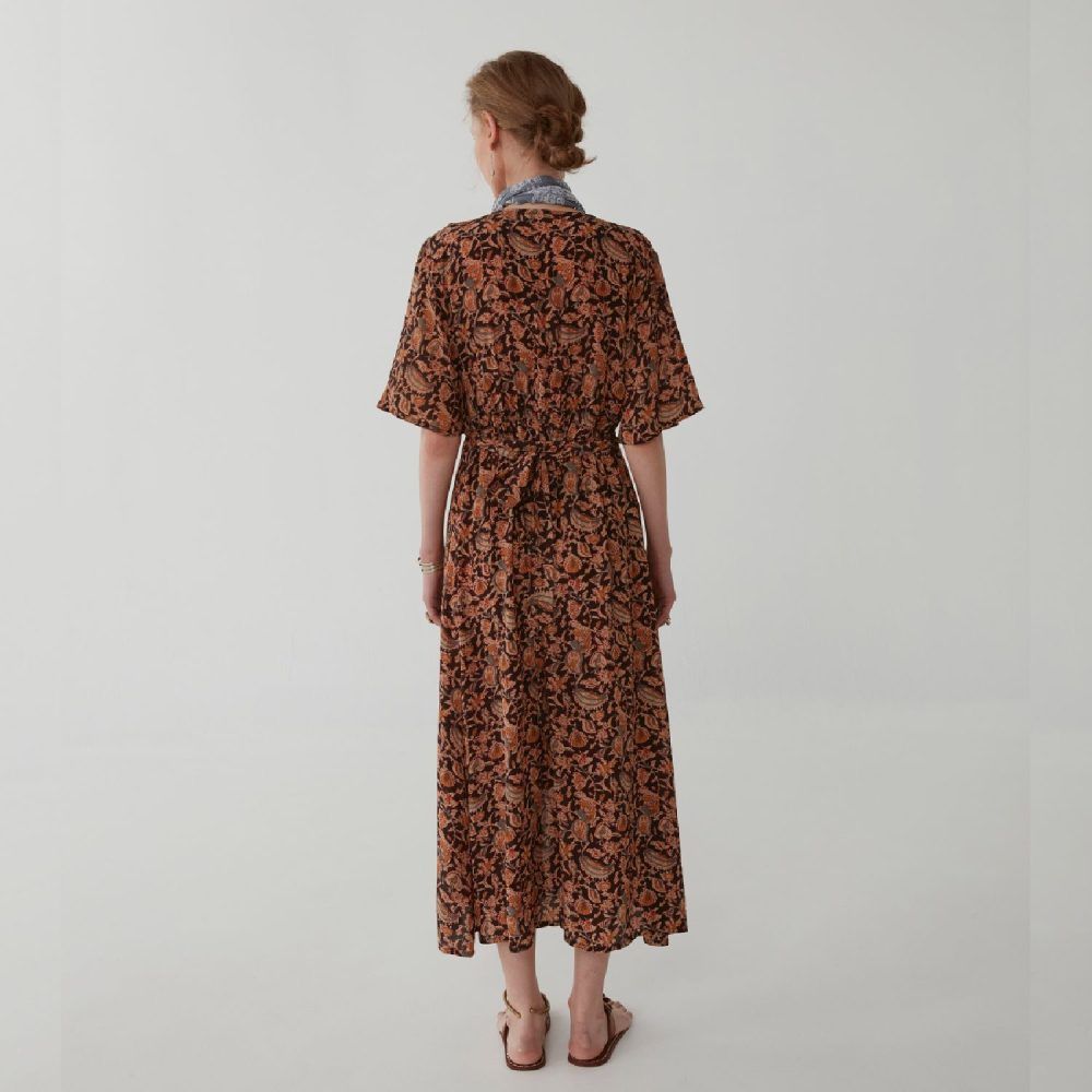 Cecilia Midi Dress Blue Note | Maison Hotel