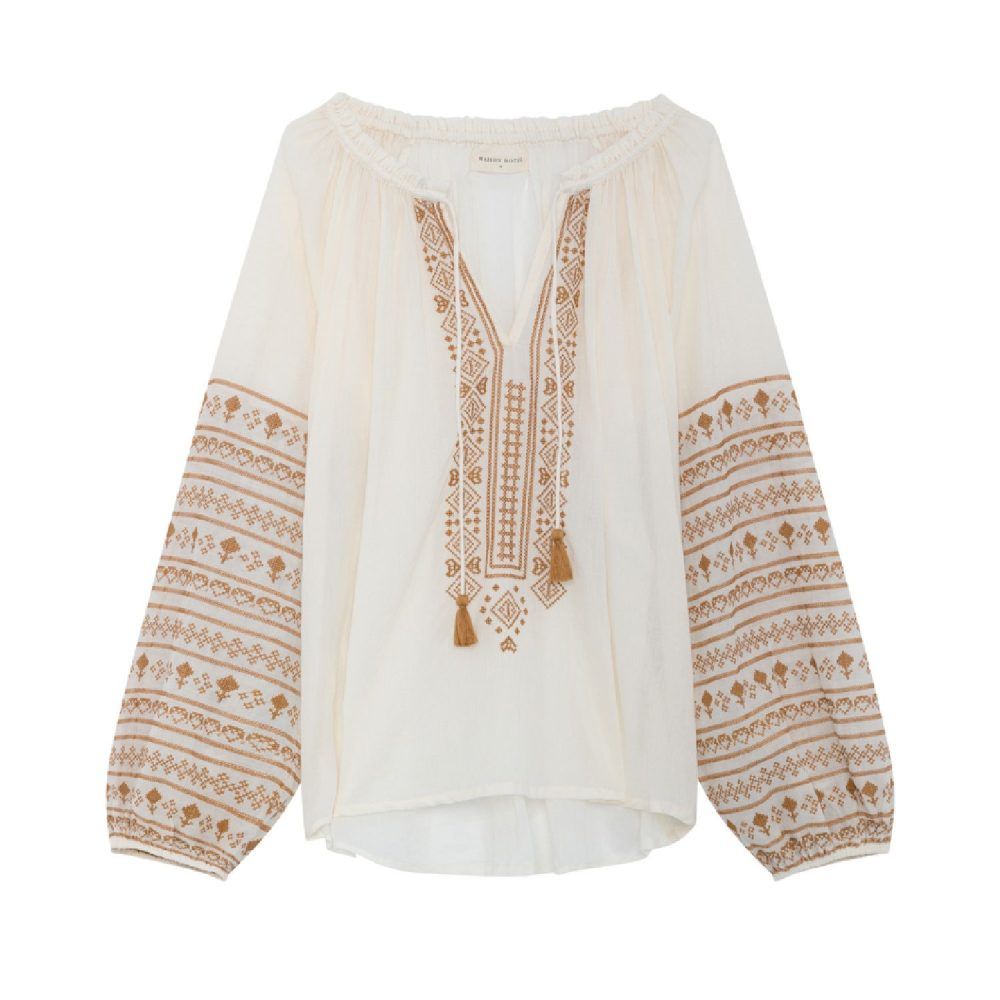 Mina Blouse Ecru | Maison Hotel