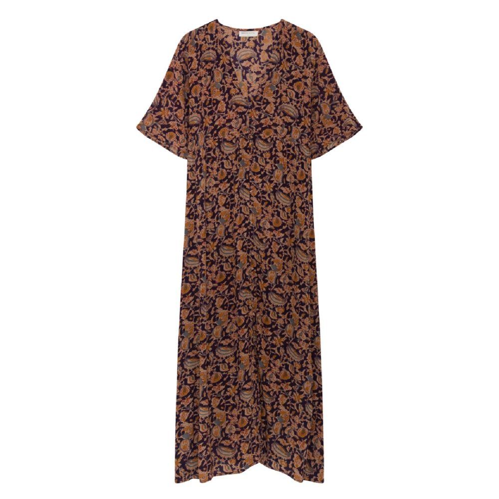 Cecilia Midi Dress Blue Note | Maison Hotel