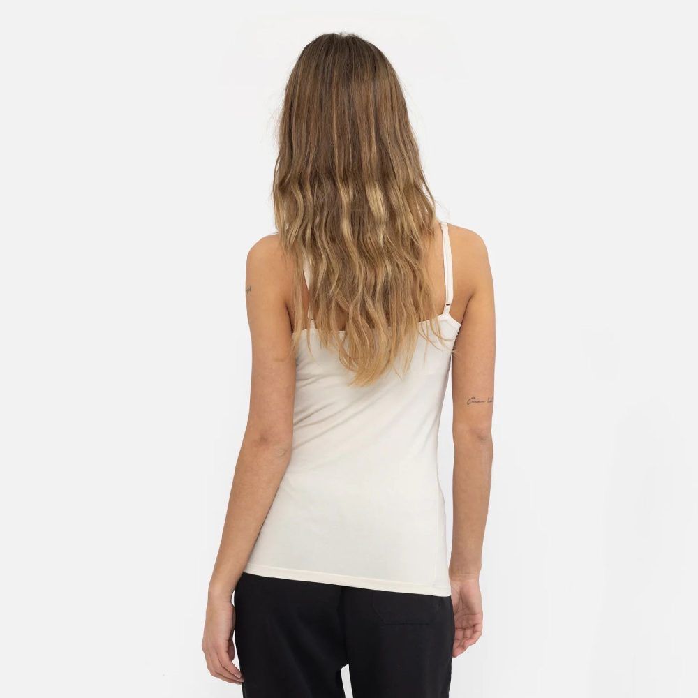 Penelope Singlet Top Bleached Sand | Esmé Studios