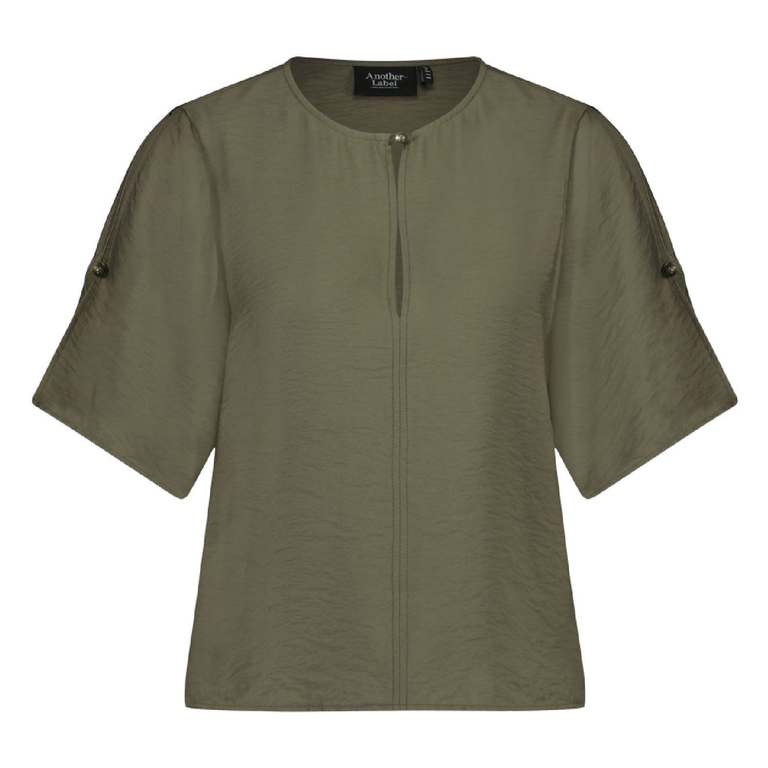 Louise top s/s Dusty Green | Another Label
