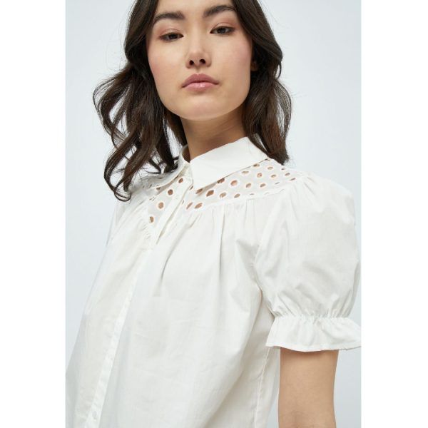 Dottiline Blouse Cloud Dancer | Minus