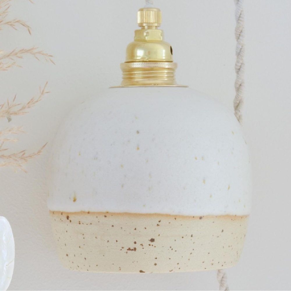 Savi Lamp met glazuur | Cotton & Clay