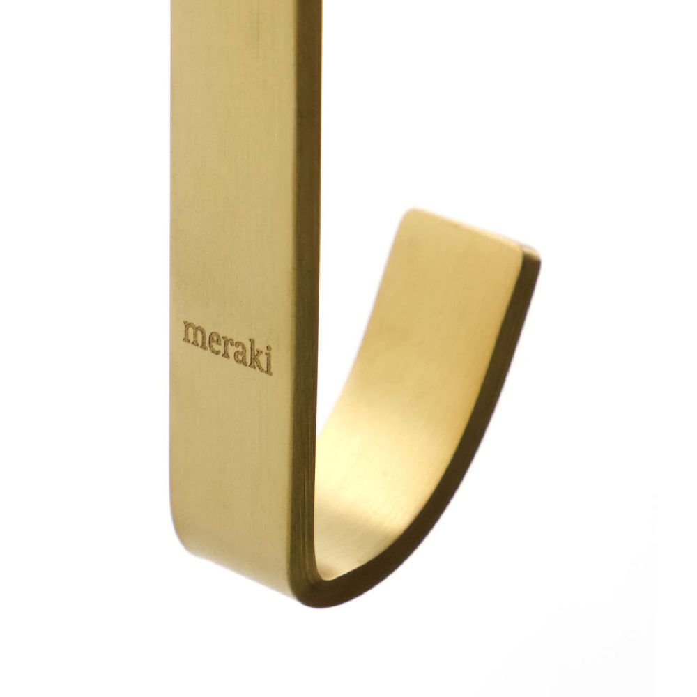 Hook Thapsus Brushed brass finish | Meraki