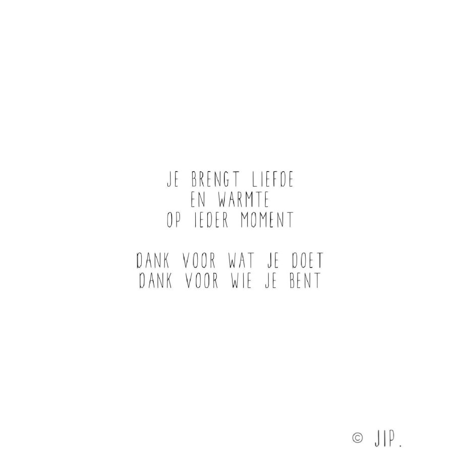 Je brengt liefde | Gewoon Jip