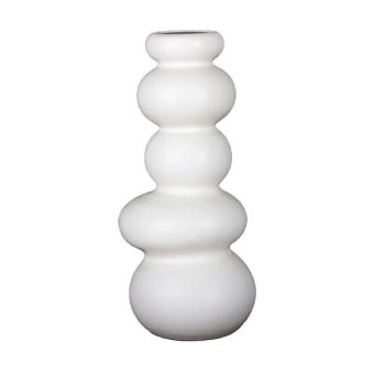 Louisa Vase L | White