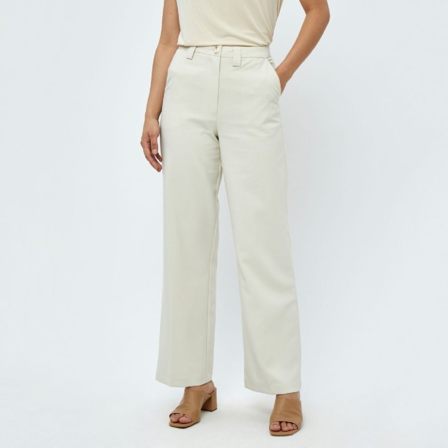 Ginette Pants Almond Milk | Peppercorn