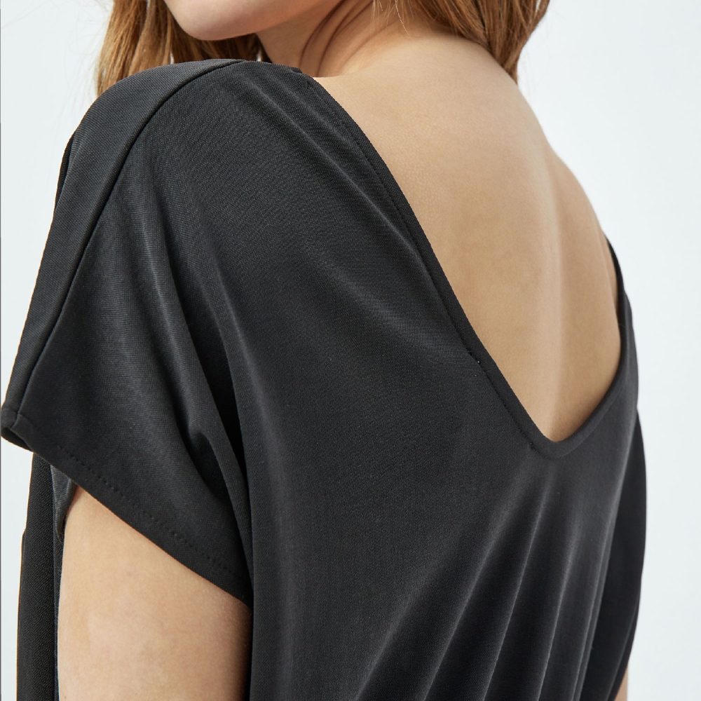 Ophelia Midi Modal Dress Black | Minus