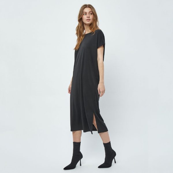 Ophelia Midi Modal Dress Black | Minus