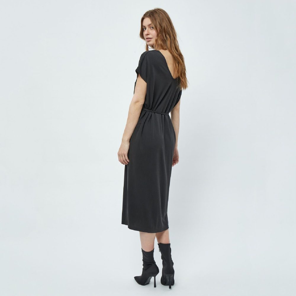 Ophelia Midi Modal Dress Black | Minus