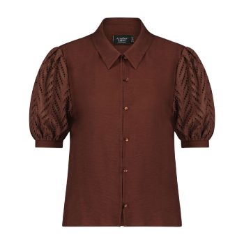 Berdine Shirt Bitter Chocolate | Another Label