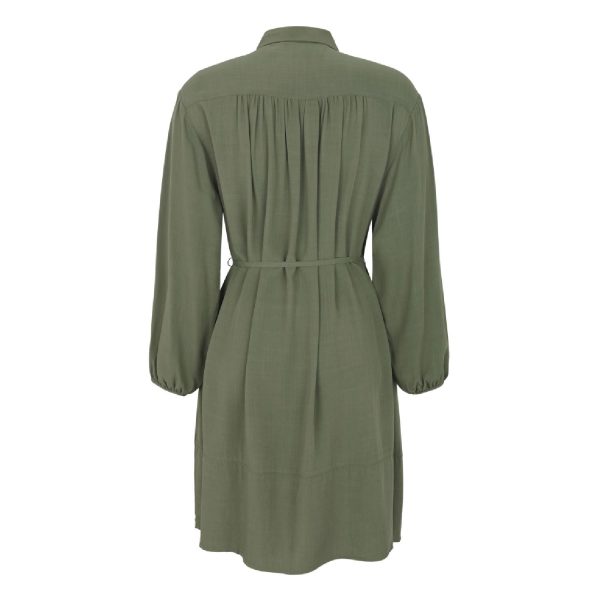 Myla Dress Deep Lichen Green | Soft Rebels