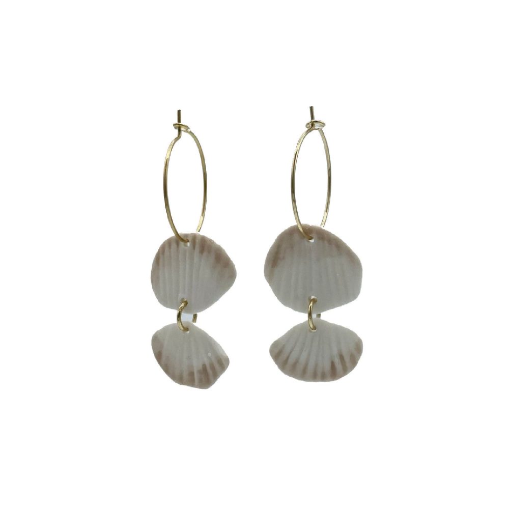 Earring 2 Shells 2 | Charlotte Godfriedt