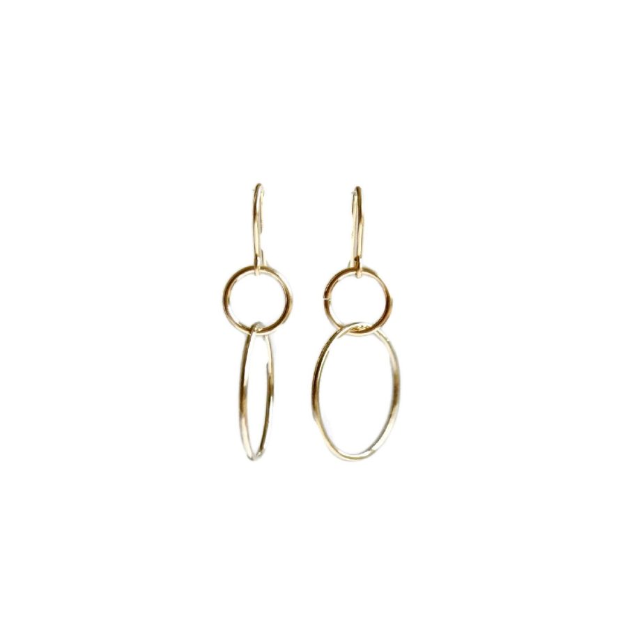 Earrings Double Circle | Gnoes