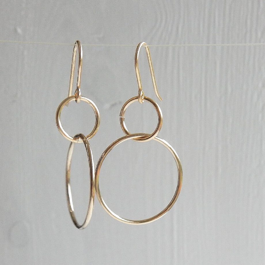 Earrings Double Circle | Gnoes