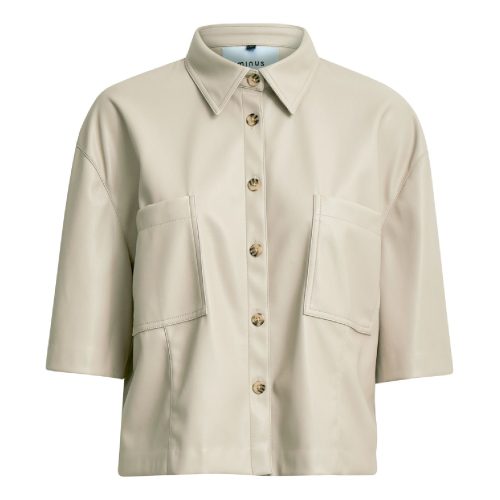 Semma PU shirt Wood Smoke | Minus