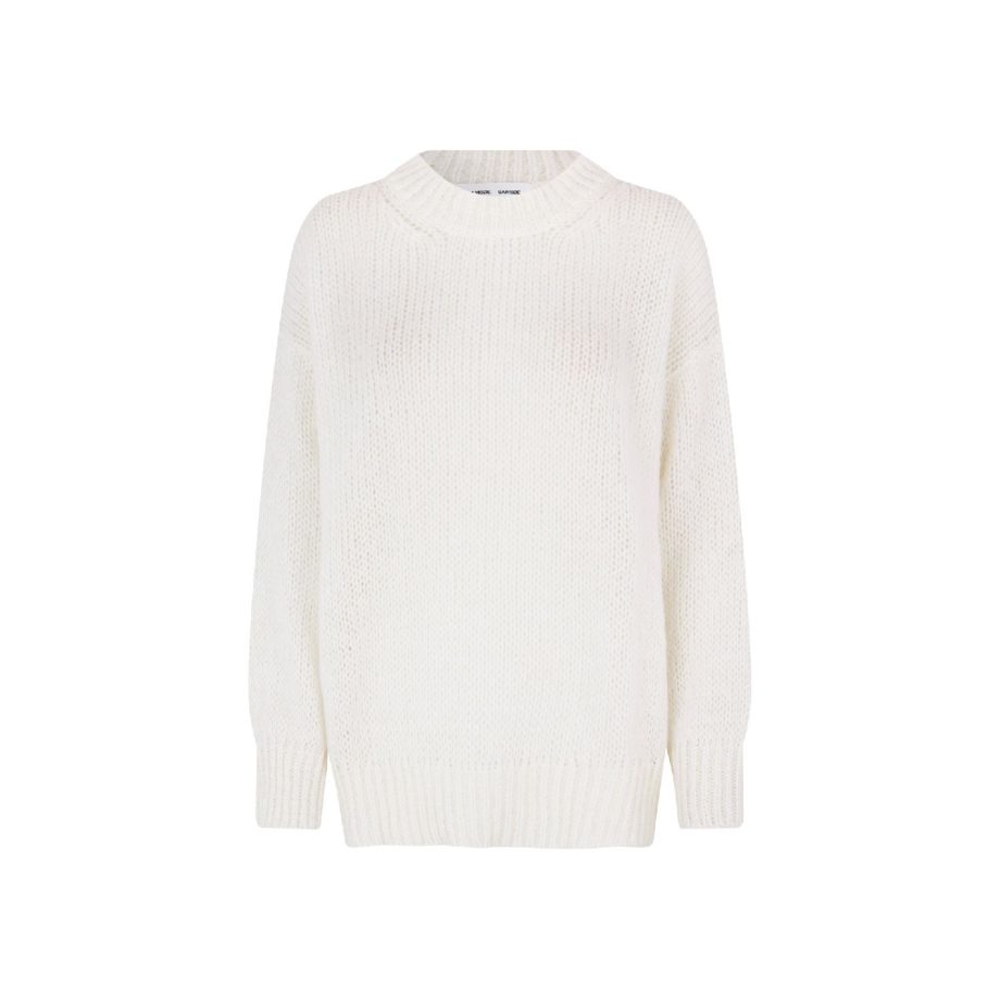 Sarah Crew Neck White | Samsøe Samsøe