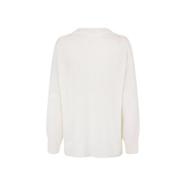 Sarah Crew Neck White | Samsøe Samsøe