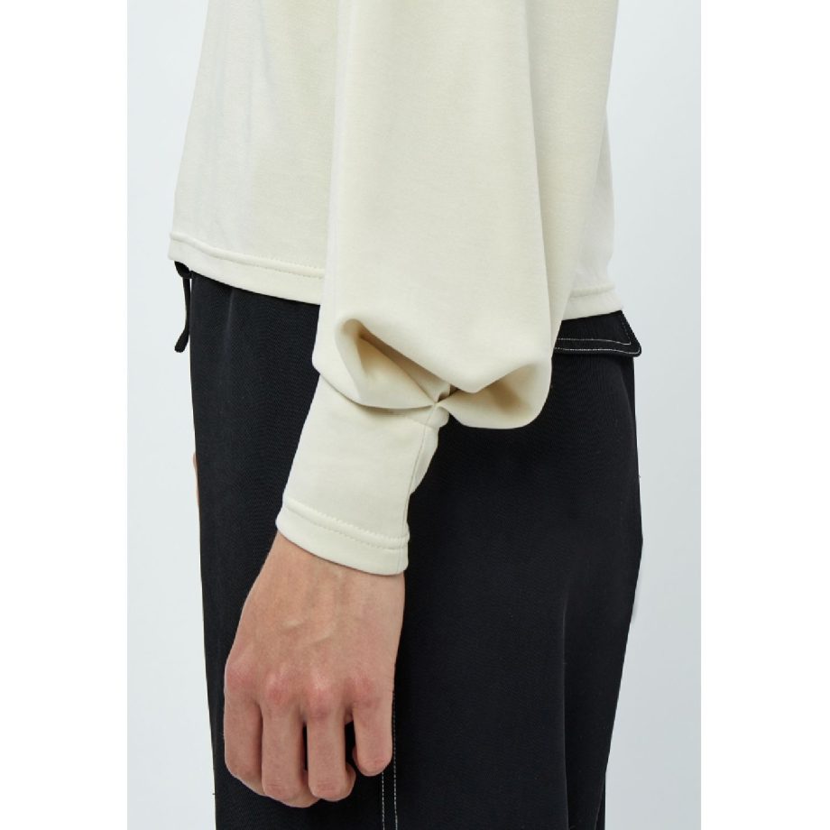 Reyna Long Sleeve Modal Blouse Light Birch | Minus