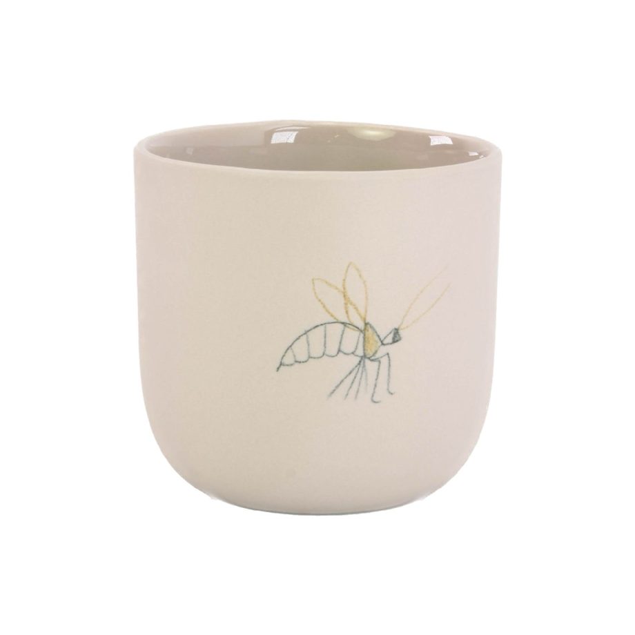 Cup XL Insect Grey | Studio Harm en Elke