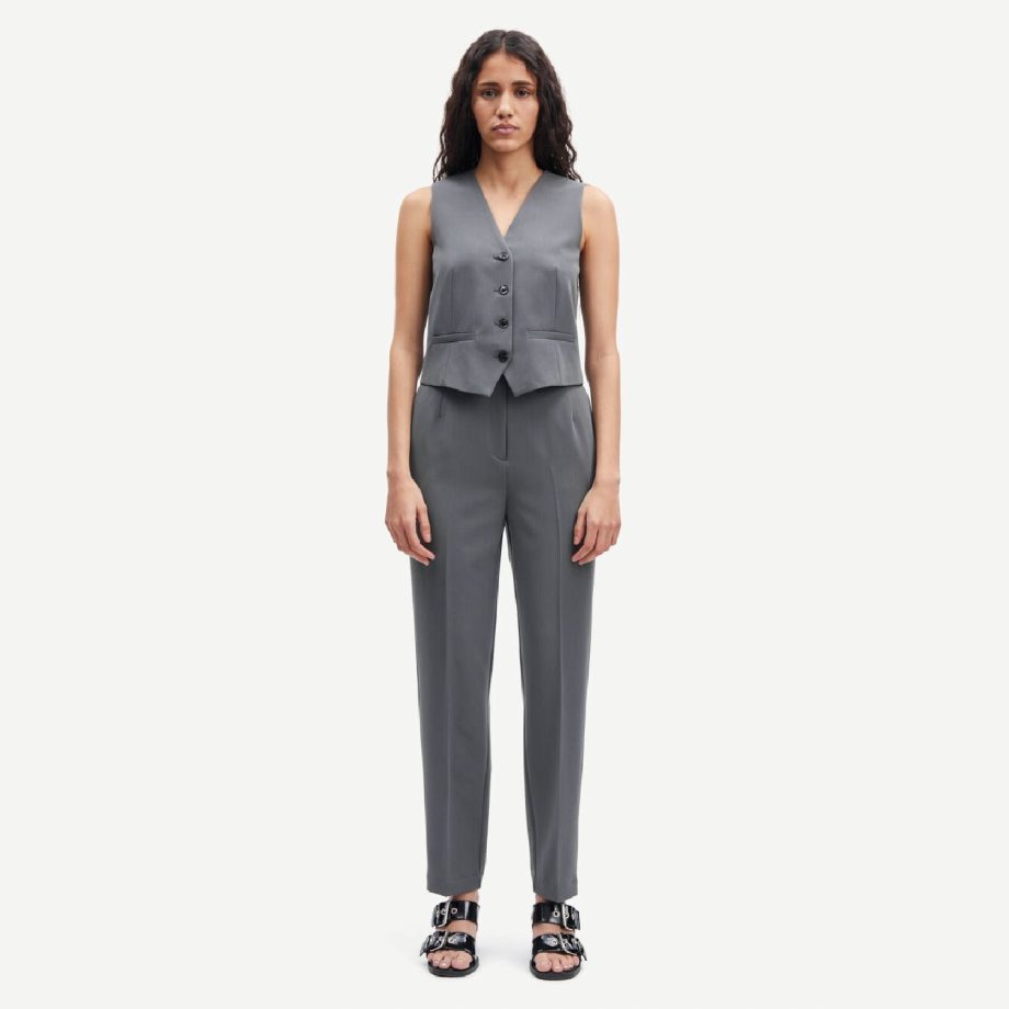 Hallie Trousers Iron Gate | Samsoe Samoe